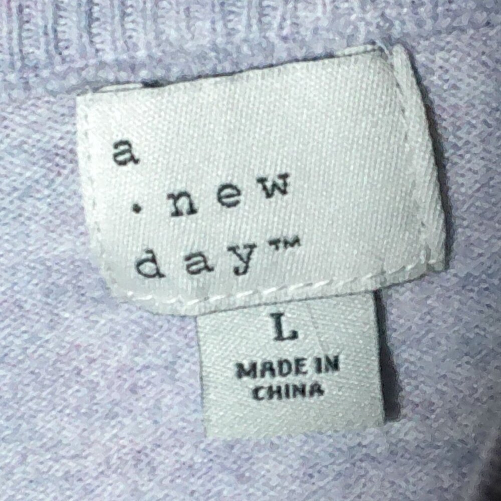 A New Day Pale Purple Heather Sweater - Picture 2 of 3